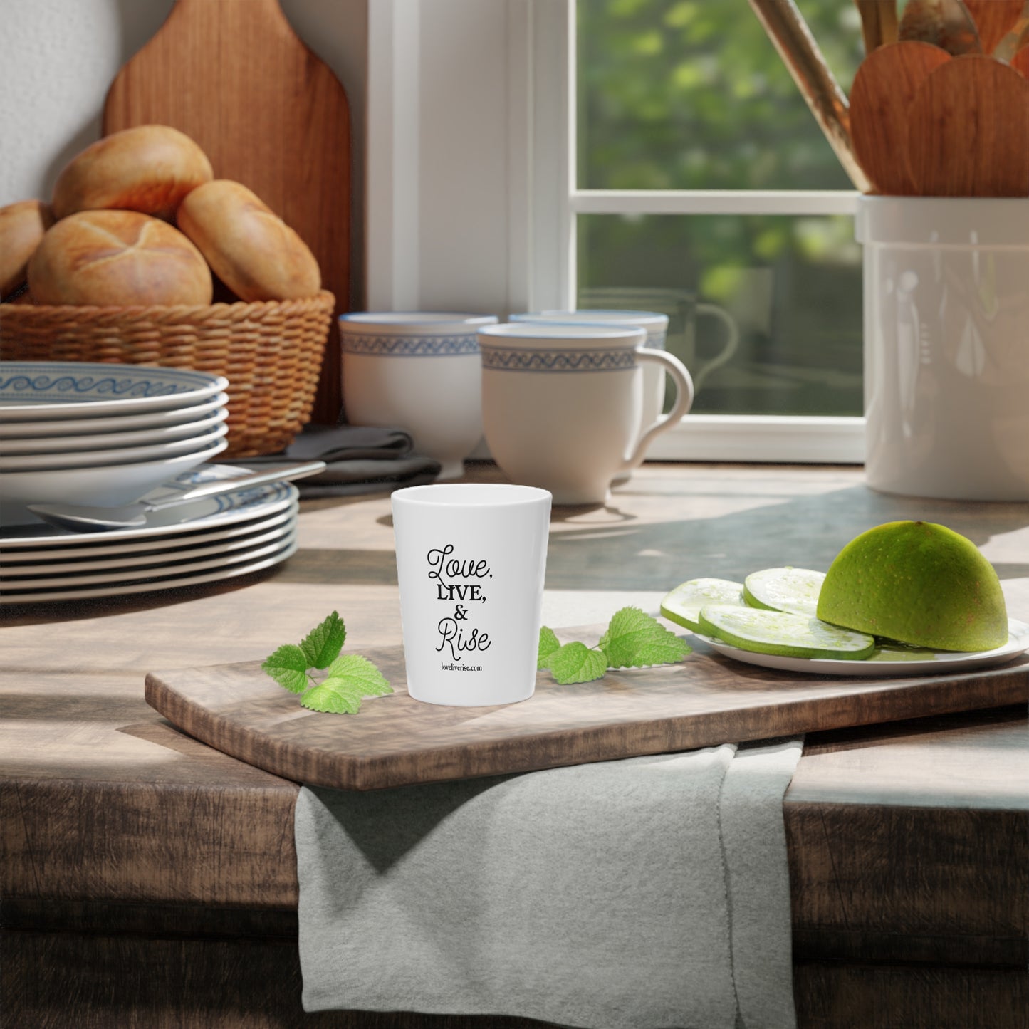 Love, Live, & Rise Shot Glass - Cheers for Special Occasions, Gifts for Celebrations, Unique Barware, Party Favors, Home Decor