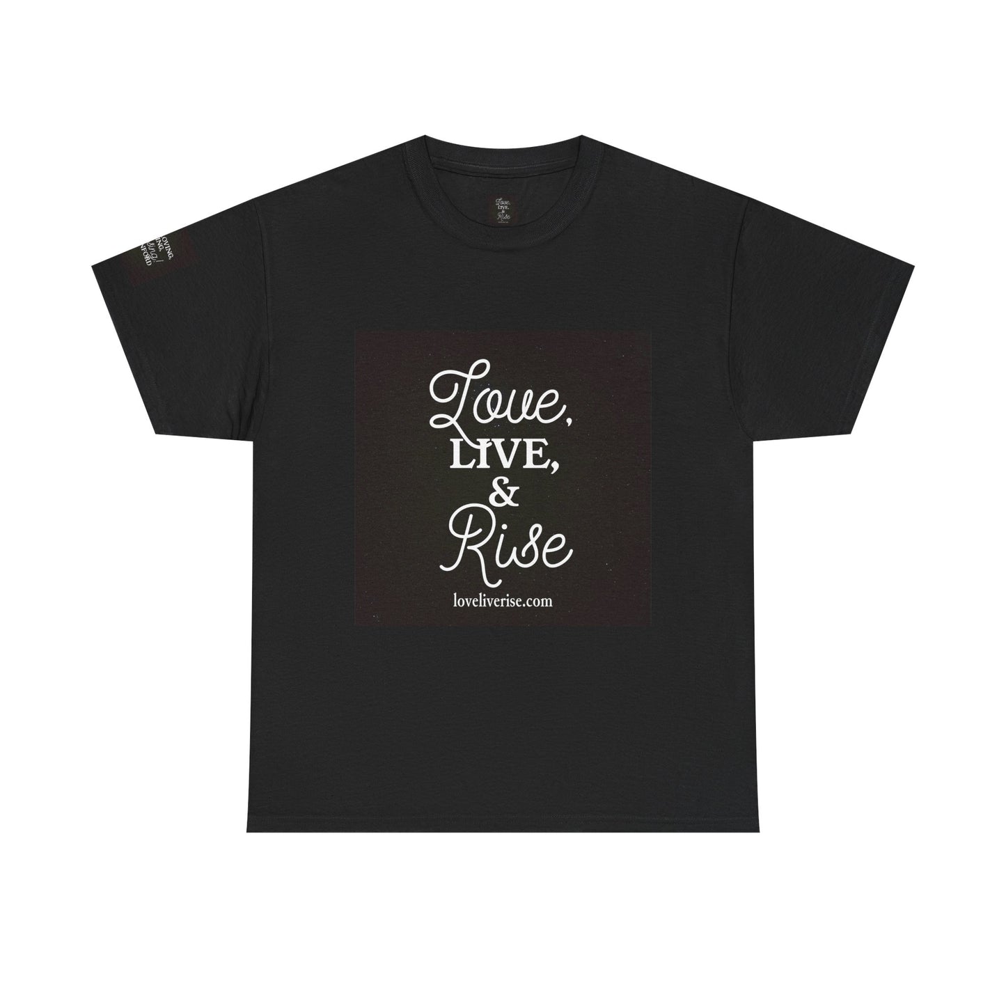 Inspirational Quote Unisex Tee, Love Live & Rise Tee, Motivational T-Shirt, Gift for Him or Her, Casual Everyday Wear, Positive [...]