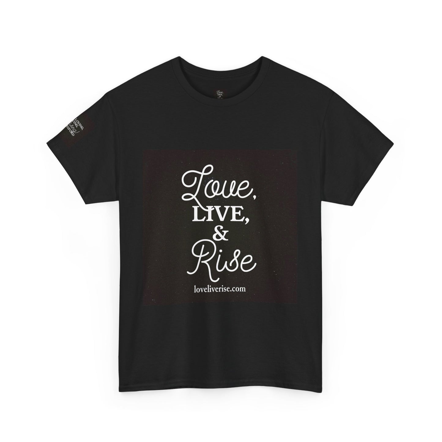 Inspirational Quote Unisex Tee, Love Live & Rise Tee, Motivational T-Shirt, Gift for Him or Her, Casual Everyday Wear, Positive [...]