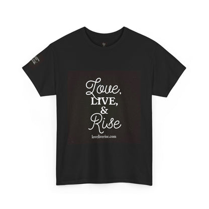 Inspirational Quote Unisex Tee, Love Live & Rise Tee, Motivational T-Shirt, Gift for Him or Her, Casual Everyday Wear, Positive [...]